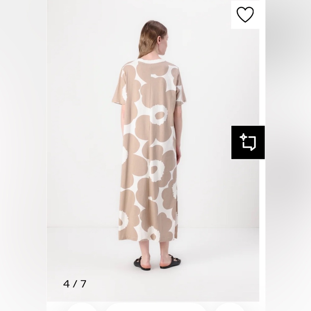 New Marimekko Pahlo Unikko midi dress - Picture 5 of 8
